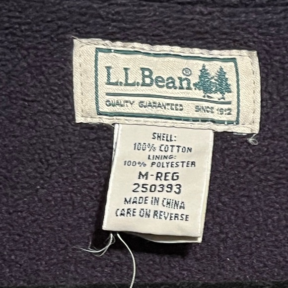 L.L. Bean Fleece Lined Flannel - Picture 3 of 9